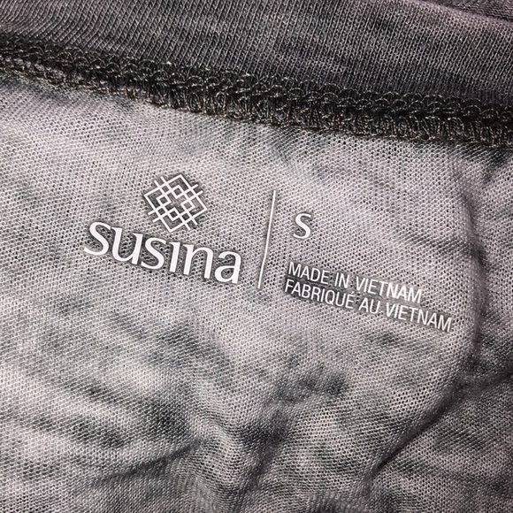 Susana Large grey burnout top - Picture 3 of 4